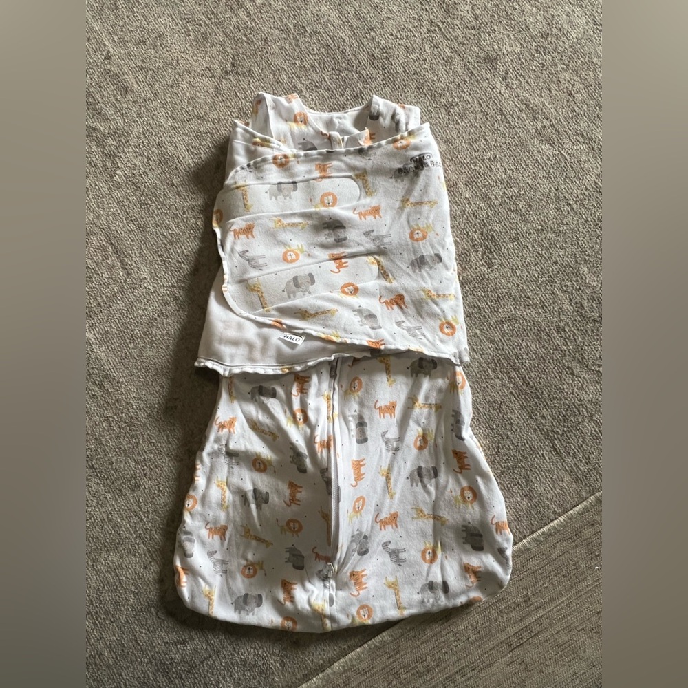 Small Animal Halo sleep sack swaddle